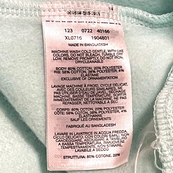 NWT Columbia Women’s Sunridge Teal Crew Sweatshirt XL - Picture 8 of 9